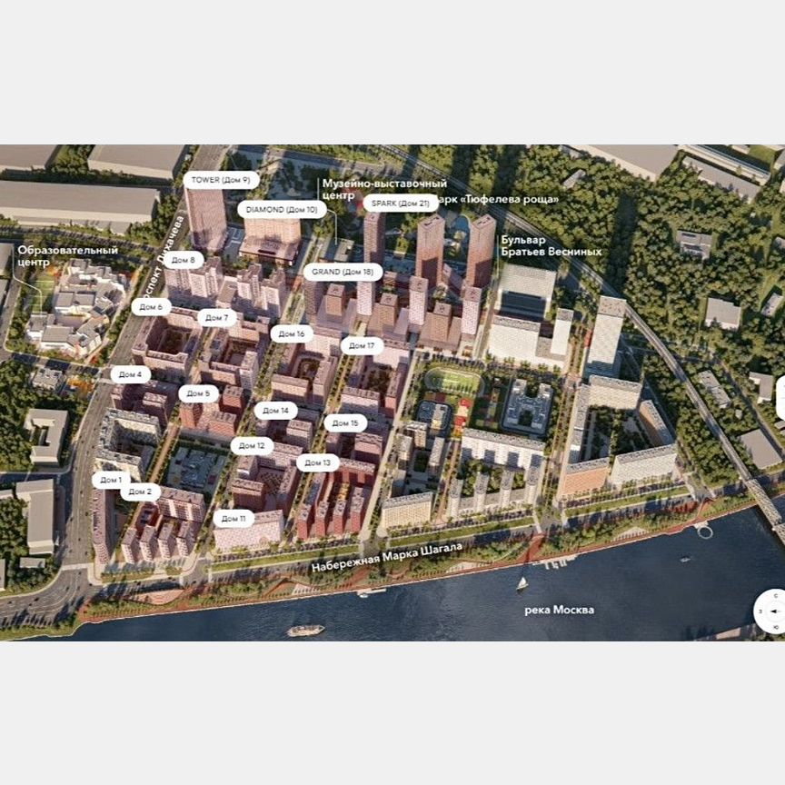 Квартира-студия, 21,1 м², 9/28 эт.