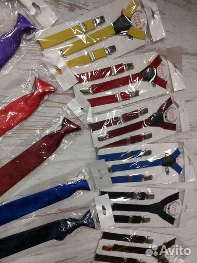 Галстуки бабочки подтяжки детские