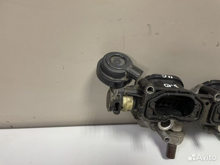 Блок вихревых заслонок левый Ауди А6 С7 4G 3.0