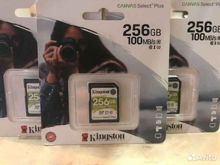 Карта памяти 256гб Kingston sdhc