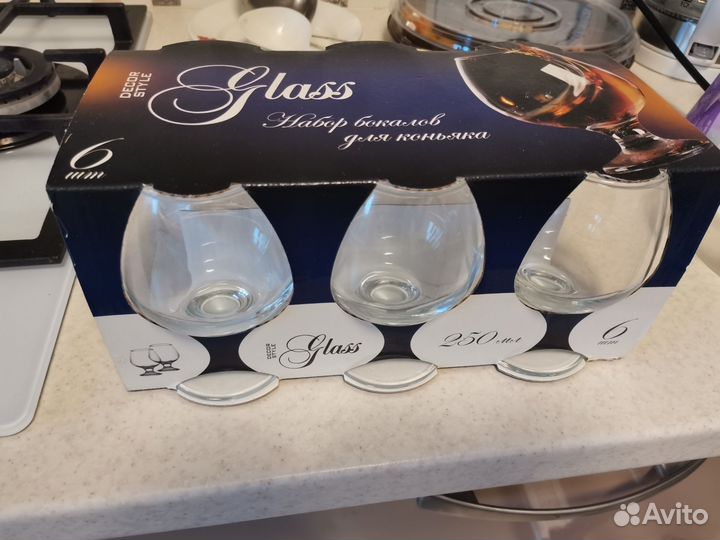 Набор бокалов для коньяка