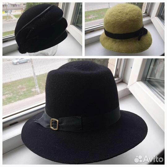 Шляпа женская 55, 56 размер демисезон