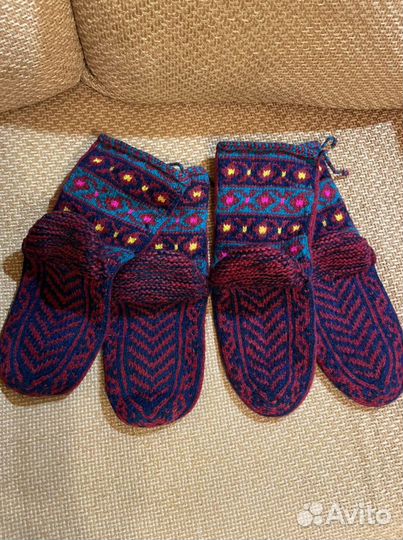 Женские вязаные гольфы, носки