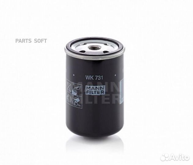 Mann-filter WK731 Фильтр топливный HCV