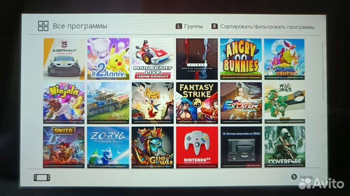 Nintendo Switch + 36 игр