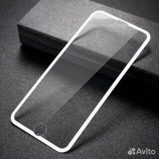 Защитное стекло с силиконовым краем iPhone 6 / 6s