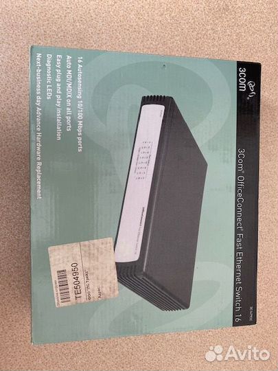 Коммутатор 3com officeconnect dual speed switch 16