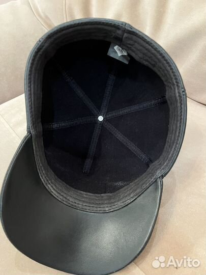 Кепка мужская натуральная кожа