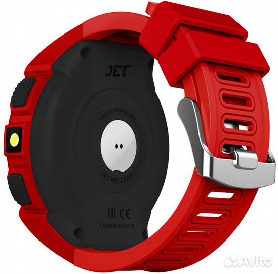 Смарт-браслет (умные часы) JET Kid Gear, Red