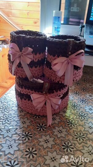 Набор декоративных корзинок