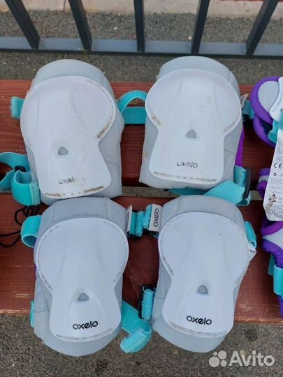 Ролики раздвижные 29-32 р + защита oxelo