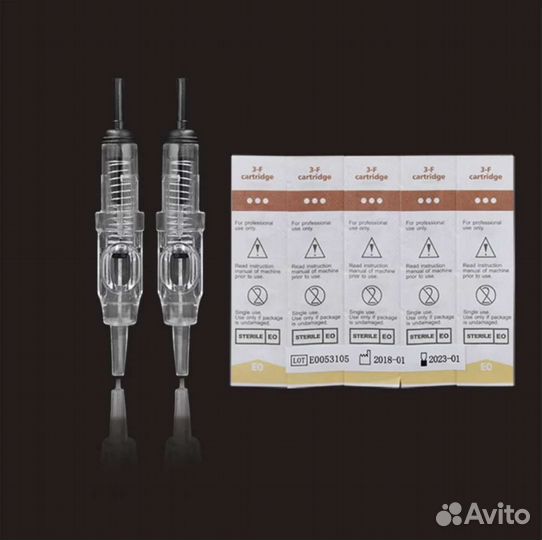 Иглы для тату татуажа 1rl 0.3 99 штук