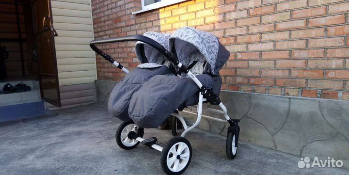 Коляска для двойни 2 в 1