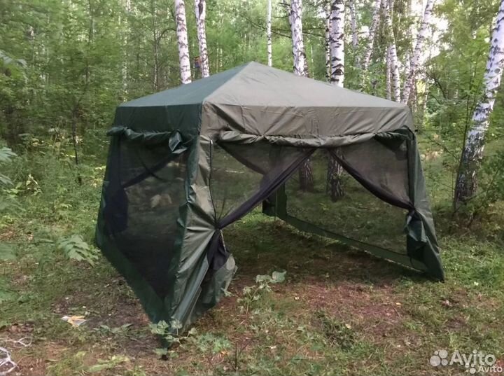 Шатер усиленный для отдыха на природе с юбкой