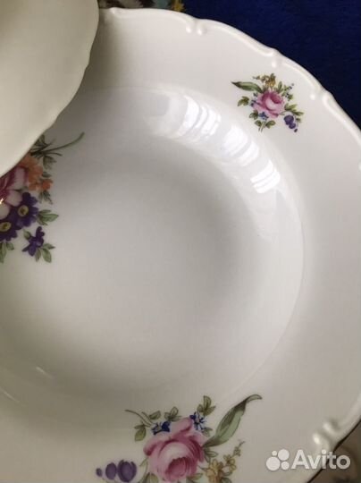 Тарелка суповая Чехословакия