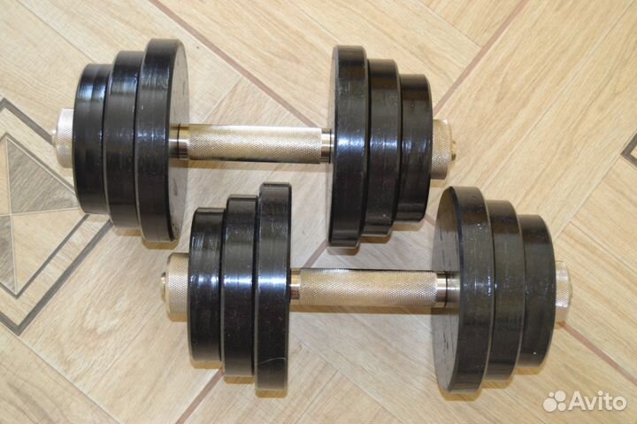 Гантели разборные по 20кг за 2 шт