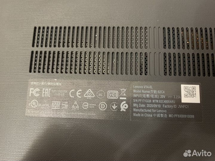 Ноутбук lenovo V14-IIL