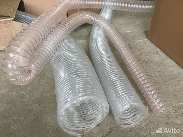 Шланг, гофрорукав прозрачный армированный полиолеф