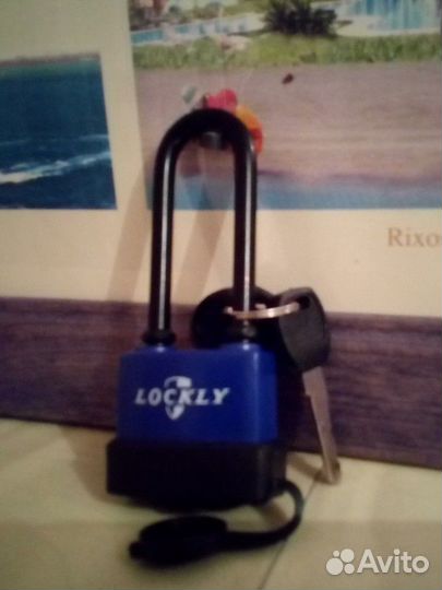 Замок.фирменный.Lockly.Новый(3 ключа) Финляндия