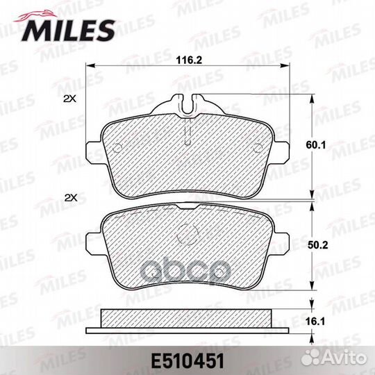 Колодки тормозные mercedes GL X166/ML W166 задн