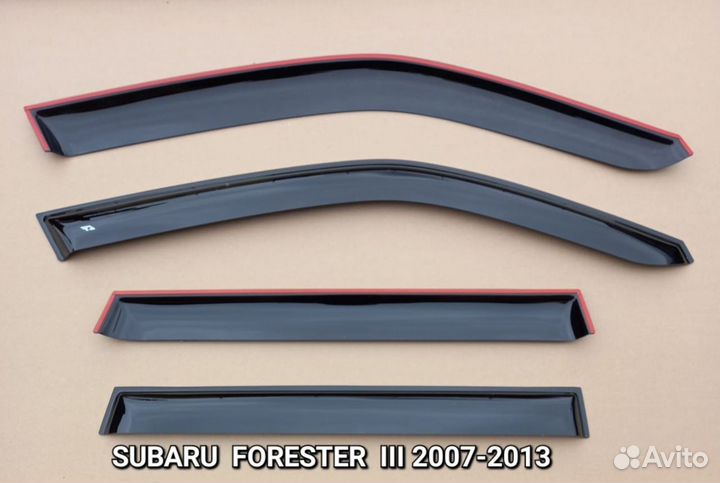 Дефлекторы окон Subaru Forester III 2007-2012