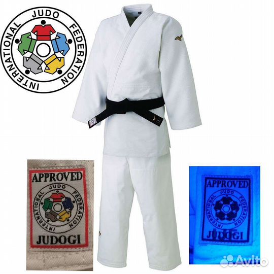 Кимоно для дзюдо мизуно(Mizuno) оригинал 750г/м2