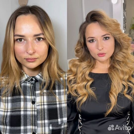 Макияж, прическа, свадебный образ