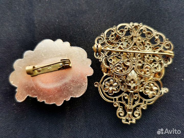 Красивые винтажные броши, СССР на выбор