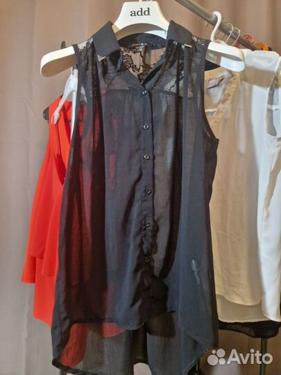 Блузки рубашки 42 44 много листайте фото