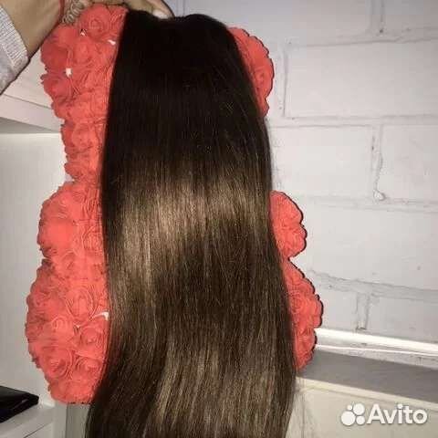 Волосы южнорусские на заколках трессах