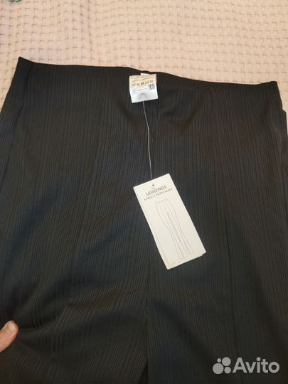 Брюки клеш с разрезами L