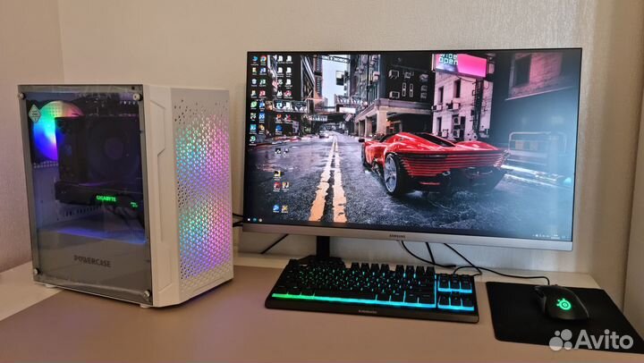 Мощный Игровой пк core i7 24\16gb игры в комплекте