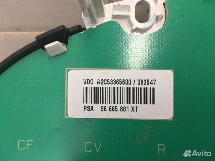 Панель приборов C3 2009-2016