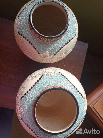 Две парные Вазы 70-е Вьетнам