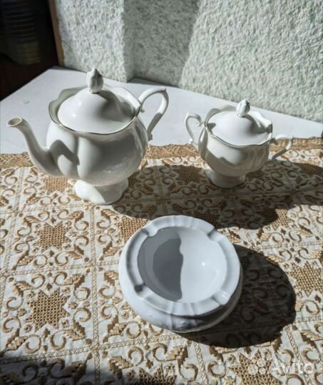 Пепельница богемский фарфор Чехия