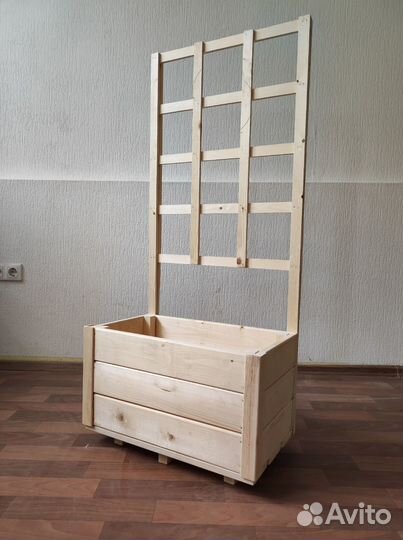 Кашпо, Деревянная клумба, цветник