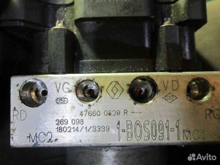 Блок управления ABS Renault Logan L8 K7M