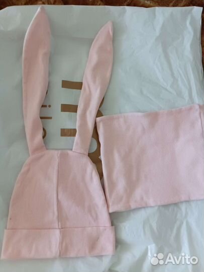 Комплект шапка и снуд детский