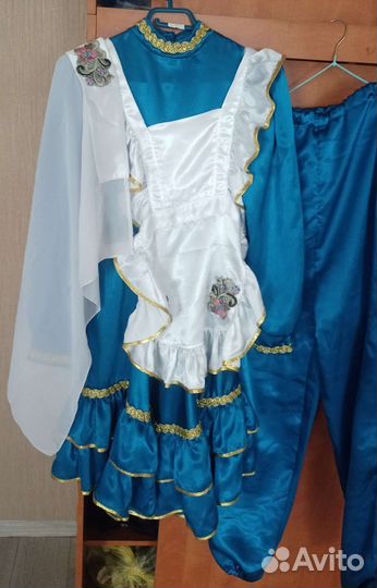 Татарский национальный костюм мужской, женский