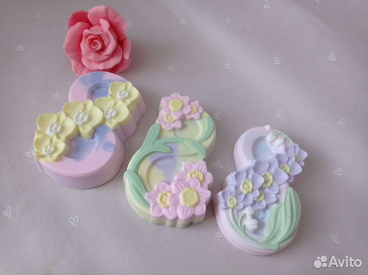 Мыло ручной работы на 8 марта