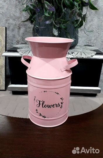 Металлический декоративный бидончик