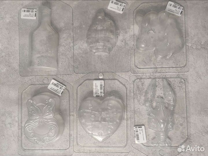 Набор пластиковых форм для мыла
