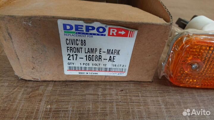 Указатель поворота правый 2171608RAE Depo