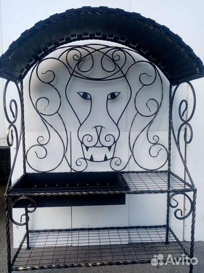 Кованые мангалы с крышей