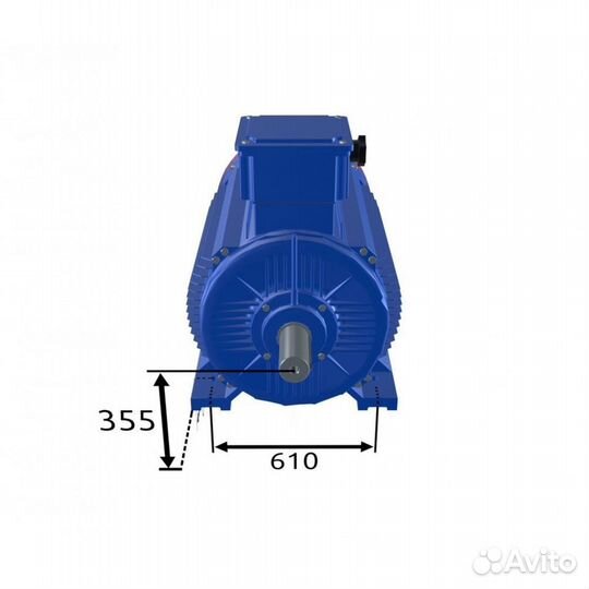 Электродвигатель аир 355мlc10 (160кВт/600об.мин)