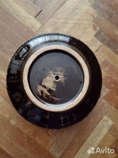 Глиняный горшок кашпо керамика