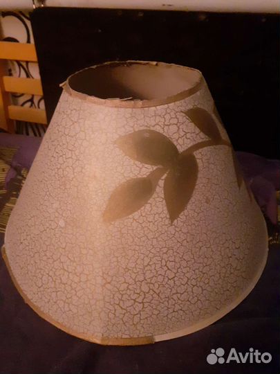 Абажур тканевый и бумажный