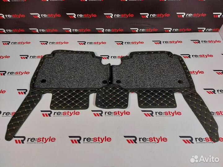 Ковры салона 3D Toyota Harrier 30 Правый руль Черн