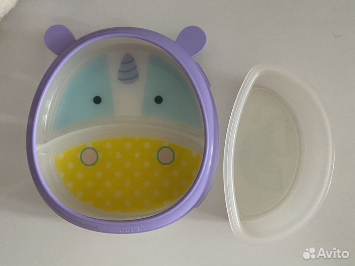 Skip-Hop Тарелка 2 в 1 Единорог