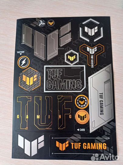 Наклейки tuf gaming